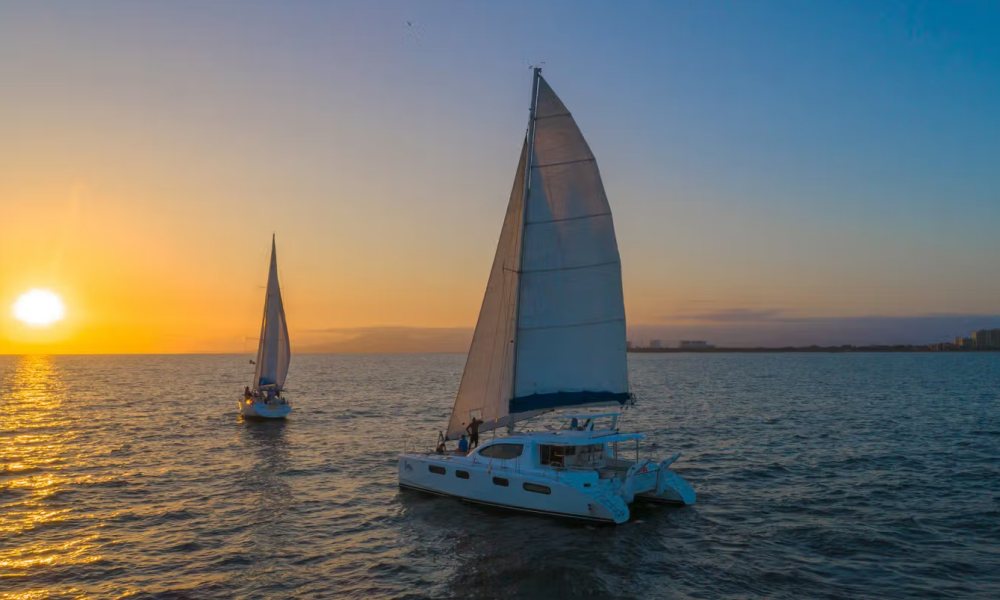 Pôr do sol no mar