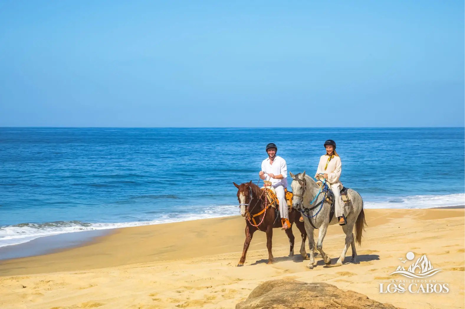 Cavalgada entre o deserto e o mar